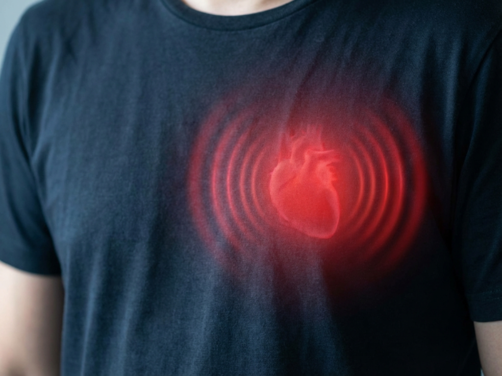 가슴이 두근거리는 모습