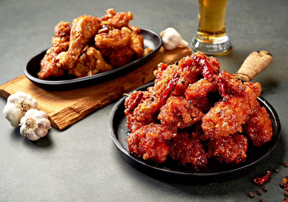 배달음식의 대명사 치킨 사진